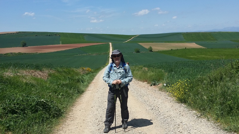 Walking to Santo Domingo, Spain