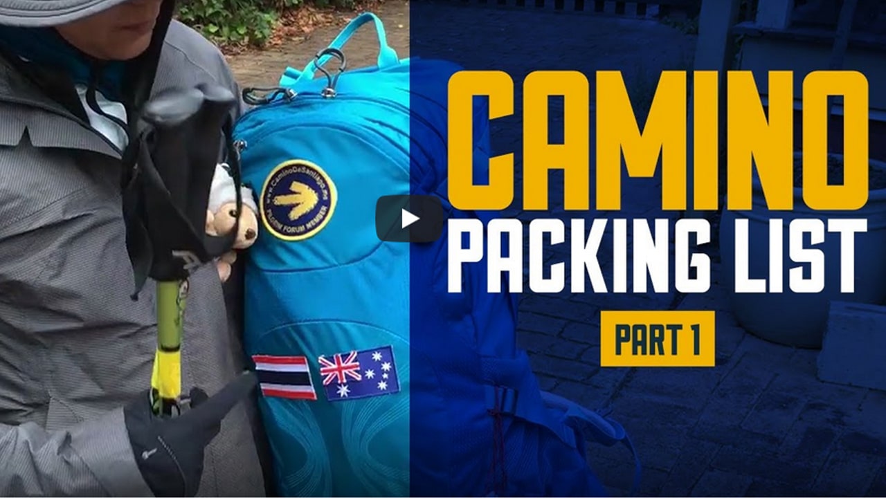 Pat’s Camino Packing List Part 1 – Clothing – Camino de Santiago (English & Thai)