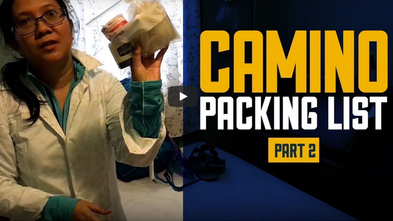 Pat’s Camino Packing List Part 2 – What to Carry – Camino de Santiago (English & Thai)
