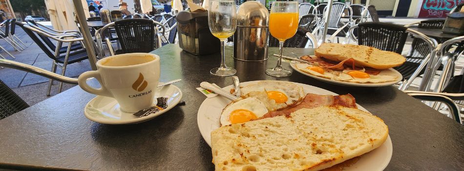 Day 10 - Rest Day at Salamanca - breakfast