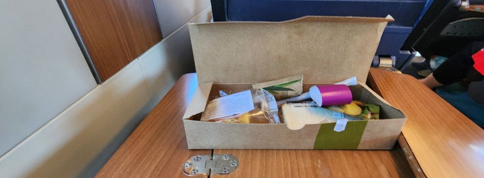 Day 11 - Bus & Train Rides from Salamanca to Ourense - train snacks