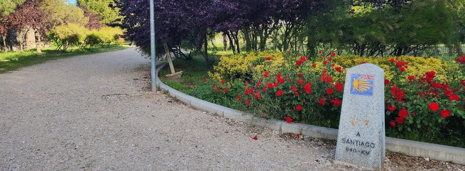Day 2 Colmenar Viejo - Manzanares - Santiago Sign Post